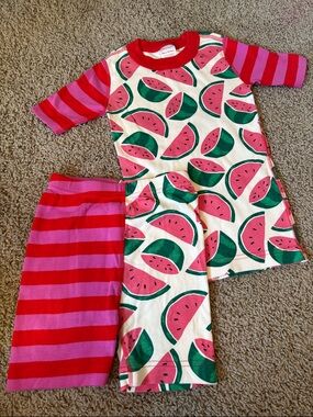 Hanna Andersson PJ Set Watermelon print